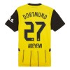 Original Trikotsatz Borussia Dortmund Adeyemi 27 Heimtrikot 2024-25 Für Kinder